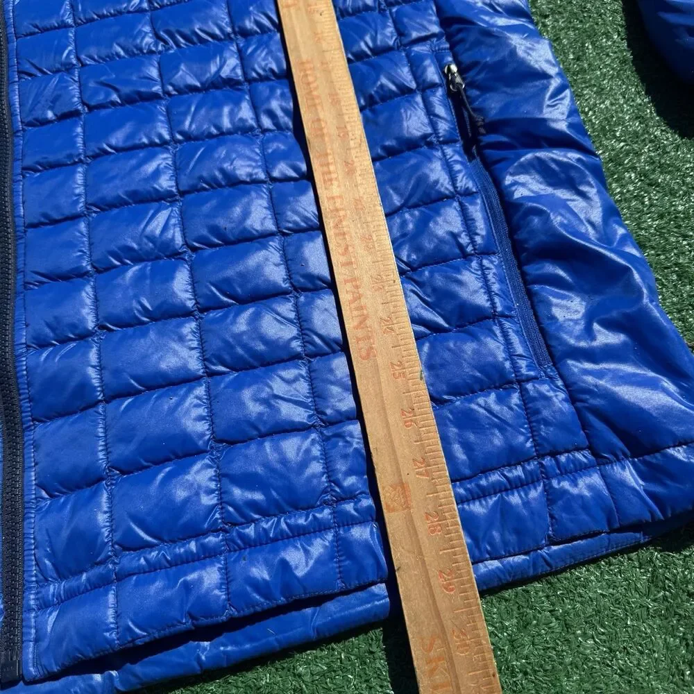 The North Face Jacket Mens XXL Blue Lightweight Quilted Full Zip Insulated